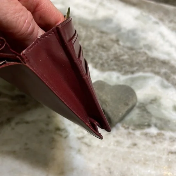 Vintage Cartier Leather Chamber Long Wallet